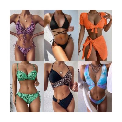 China Plus Size Women's Swimwear Set Sparkle Diamond Gems Crystal Bikini Rhinestone Push Up Swimsuit Beachwear for sale