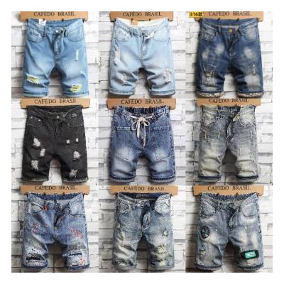 China Wholesale Fashion Anti-wrinkle Summer Casual Cargo Jeans Men Plus Size Denim Shorts for sale