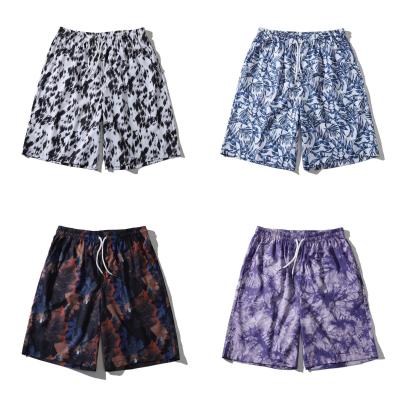 China Anti-Wrinkle 2020 Fashionable Male Loose Casual Pants Summer Color Block Sweat Shorts Half Pants for sale