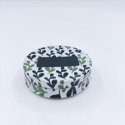 China Hot Recycled Materials Turned Lip Balm Pouch Eye Cream Tin Can For Cosmetic Tin Box for sale