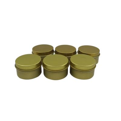 China Round Shape Recyclable Metal Small Tin Box Tin Can For Tiny Lipstick Cream Cosmetic Packaging for sale