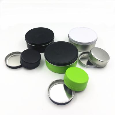 China 2021Hot Recycled Materials Europe and America Metal Cannaburst Tin Cans 2-8oz Hemp Tobacco Tin Boxes Tobacco Container Tin Cans for sale