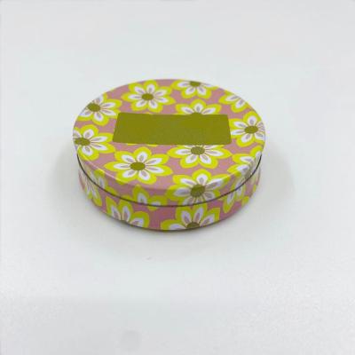 China Recycled Portable Round Ointment Tin Box Pocket Size Materials Best Selling Metal Ointment Box For Hand Cream for sale