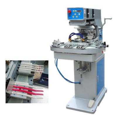 China Toys Parks Electronic Products China Manufacturer Two Color Pad Plastic Printing Machine With Conveyor For Eyebrow Knife for sale