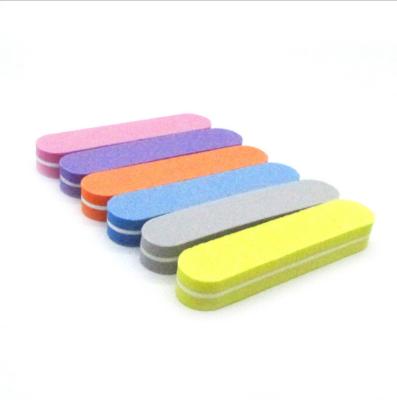 China Nail Care Double Sides Mini Pedicure Manicure Nail File Professional Washable for sale