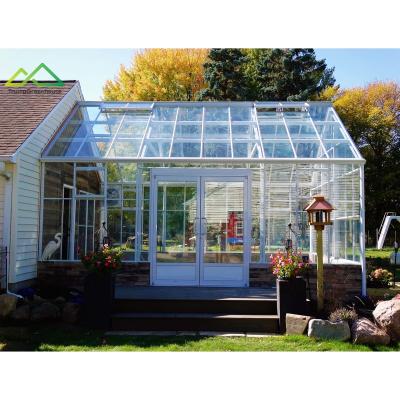 China Easily Assembled 8'x8, 8'x12, 8'x16, 8'x20 Modern Greenhouse, Chicken Cage, Gazebo, Playhouse, Shed, DIY Building Winter Sunrooms for sale