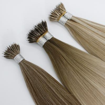 China Changshunfa Full Straight Russian Remy Nano Cuticle Ring / Nano Tip / Nano Pearl Hair Extensions for sale