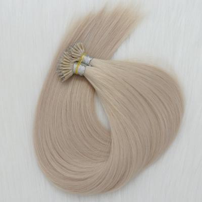 China Changshunfa Straight 26 Inch Virgin Russian Nano Hair Extension Nano Double Ring Pulled Hair for sale