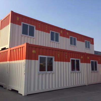 China Steel Container House 20ft With Floor China 33.1 Wooden Container Houses for sale