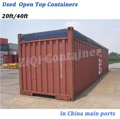 China Steel Used Open Top Container for sale