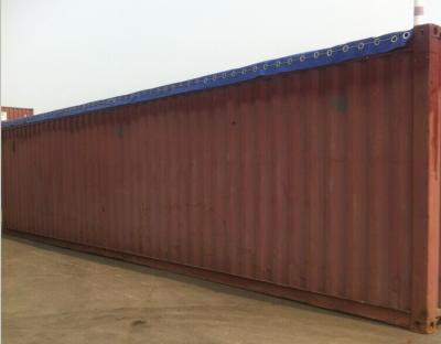 China 20 feet steel and 40 feet open top container, (with tarpaulins, dry shipping container) for sale