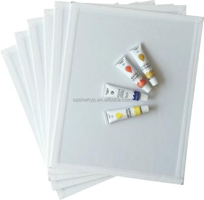 China Waterproof+ECO-Friendly X12 Inch 12 7 Piece Pack White Artist Canvas Panel Canvas Panel Set For Painting for sale