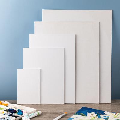 China Popular Waterproof+ECO-Friendly 100% Cotton 280g Canvas Panel With 3mm For Painting for sale