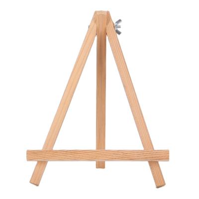 China Mini 8*15cm Lightweight Pine Easel Kids Painting Tripod Mobile Phone Stand Desktop Display Stand for sale