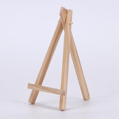 China Factory Direct Selling Light Weight Solid Wood Mini Easel Kids Wooden Tripod for sale