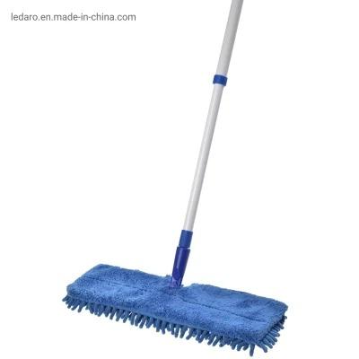 China Flip Mop Damp Dry All Outdoor Double Sided Flat Mop Household Broom Floors Tiles Telescopic Microfiber Handle Flat Mop for sale