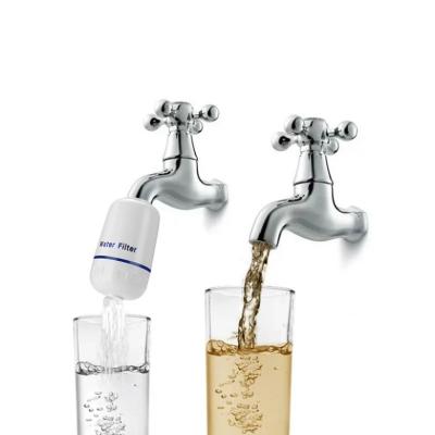 China Sustainable Household Mini Water Purifier Tap Water Filter / Domestic Ceramic Tap Water Purifier for sale