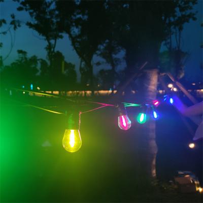 China String Lights 110V 220V E27 Garden Garland Pendant Lamp Festoon Outdoor Decoration Connectable Lights Luces De Navidad for sale