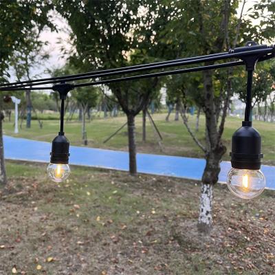 China Hanging String Lights G45 S14 Bulbs String Light Electric Warm White LED Vintage Light String For Holiday Decoration for sale