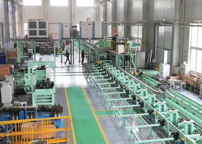 China Carbon Steel / Cr-Mo Alloy Steel ERW Spiral Tube Finning Machine / Production Line for sale