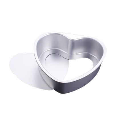 China 8 Inches Liveable Straight From Body Live Bottom Cake Heart Shaped Molds For Baking Tools for sale