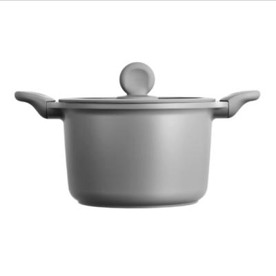 China Durable High Quality Convenient Soup Pot Material Aluminum Alloy Nonstick Cookware For Household Kitchen for sale