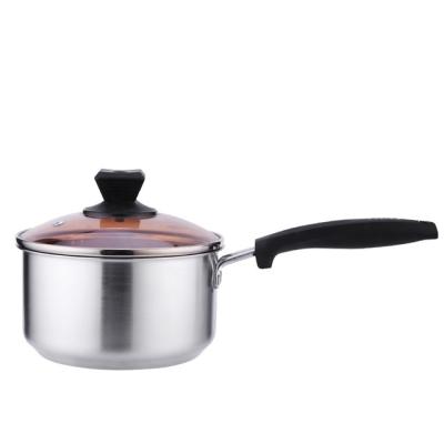 China Compound Stainless Steel Household Milk Pan Soup Sustainable Hot-selling Bottom Pot for sale