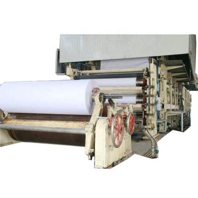 China Factory 3200mm notebook a4 paper making machine paper product making machinery for sale