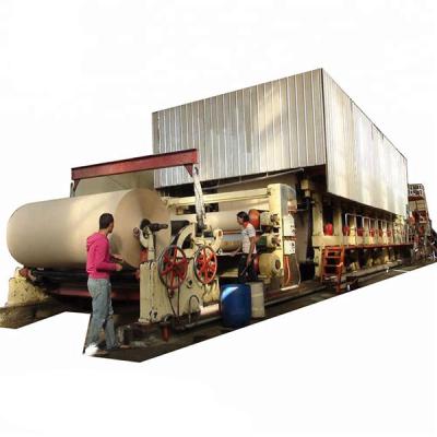 China High Quality Factory 3200mm Large Capacity White Top Coating Kraft Paper Machine Producing White Face Cardboard Paper On Sale for sale