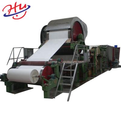 China Factory Type Small Paper Machine Production Line And Tissue Toilet Paper Making Machine Price for sale