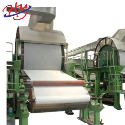 China Factory 2800 Mm 10 Ton Waste Paper Recycled Jumbo Roll Making Tissue Paper Making Machinery Price for sale