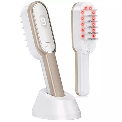 Chine Peigne rechargeable portatif de vente supérieur de laser de massage de vibration de traitement de soin de croissance de cheveux de peigne de soins capillaires de laser de cheveux à vendre