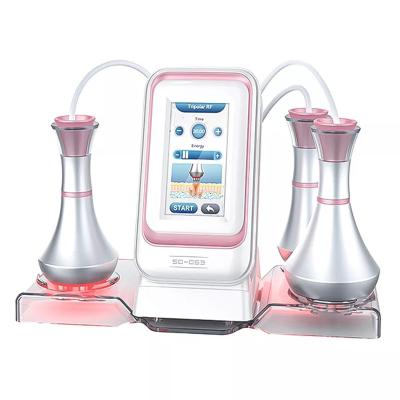 China Fat Reduction 80 K Ultrasonic Portable 3 In 1 Rf Vaccum Slimming Ultrasound Radio Frequency Cavitation 80k for sale