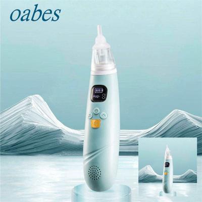 China Baby Nasal Aspirator Vacuum Newborn Nose Cleaner Sucker Silicone Electric Nasal Aspirator en venta