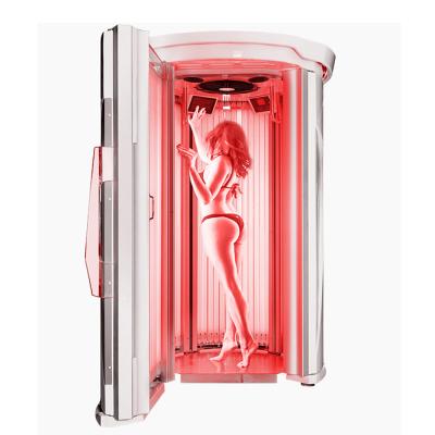 Chine Hotsale Solarium vertical Lieu de bronzage debout Machine de couchage en intérieur À la maison Lit de bronzage Booth Machine de bronzage Solarium Couchage pour bronzage de la peau à vendre