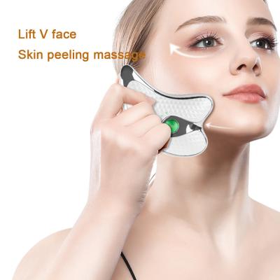 China Dispositivo facial Gua eléctrico Sha de la belleza de la vibración portátil para adelgazar de la cara en venta