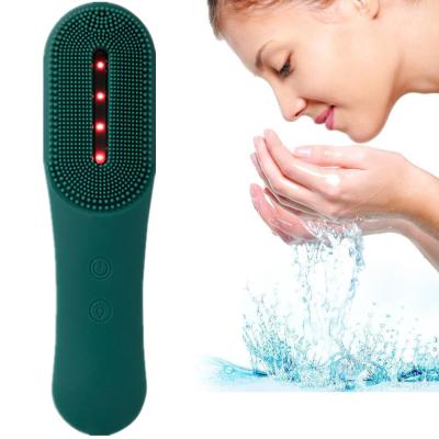 Chine Brosse de nettoyage de lavage de Mini Exfoliating Silicone Massager LED de visage de brosse à vendre