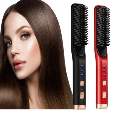 Κίνα Γρήγορη Straightener τρίχας θέρμανσης βούρτσα - κεραμική Straightener αντι ζεματίσματος βούρτσα προς πώληση