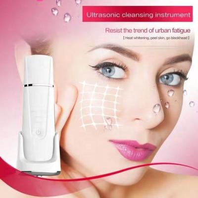 China Heating Ultrasonic Skin Scrubber with Base 600mAh SC-006 zu verkaufen