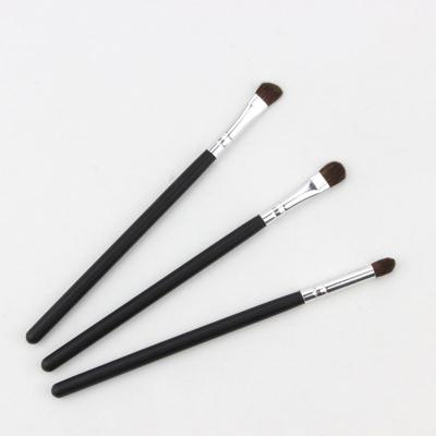 China Angular Blush Black 3Pcs Eyebrow Slanted Flat Angled Eyeshadow Eyeshadow Eyeliner Brush Makeup Tool Professional Women for sale