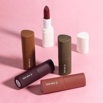 China Vegan 100% Hot Selling Waterproof In 2021 / Cruelty Free Matte Lipstick Long Lasting Private Label Lipstick High Quality Sale Lipstick Tub for sale