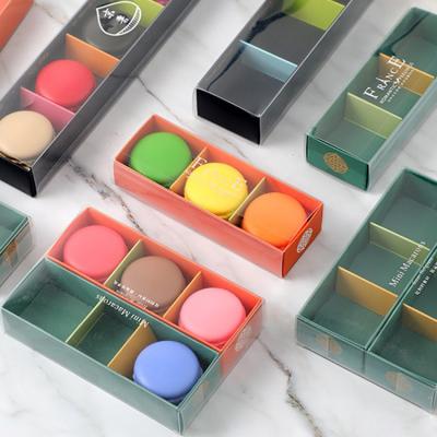 China 12 inch recyclable luxury clear macaron paper packaging box for wholesale for sale