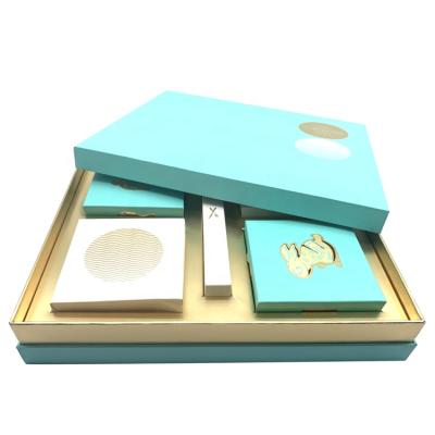 China New Recycled Materials Color Cardboard Paper Elegant Custom Packaging Gift Box For Moon Cake for sale