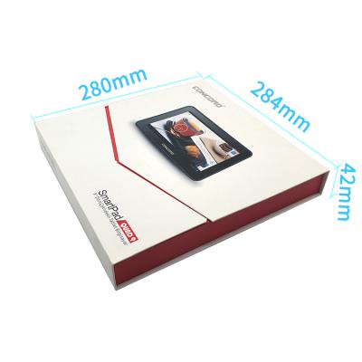 China Free Design Book Style Logo Product Recyclable Custom Smart Electronic Ipad Packaging Box for sale