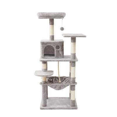 China Factory Wholesale Stored Air Loft Cat Nest Large Multifunctional Cat Small Bed Sisal Tree Integrated Climbing Tower for sale