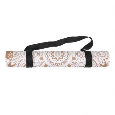 China White Printing Cost Price Customized Exercise Cork Natural Rubber Yoga Eco-friendly Home Yoga Mat for sale