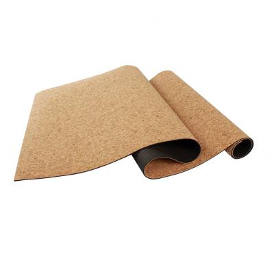 China Premium Eco-Friendly Goods Cork Tpe Yoga Mat Non-Slip Organic Yoga Factory Price for sale