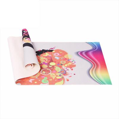 China Yoga Pilate Exercise Factory Price Custom Printed Eco-Friendly Pilates Fitness PVC Yoga Cushion Mat for sale