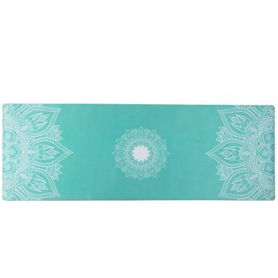 China High Premium Yoga Exercise Design OEM Natural Rubber Suede Washable Yoga Mat for sale