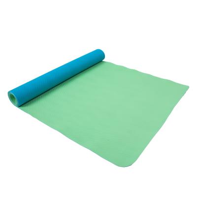 China Durable 1.5mm Thin Custom Quality Anti Slip Folding Yoga Mat Logo High for sale